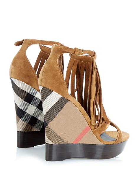 wedges burberry